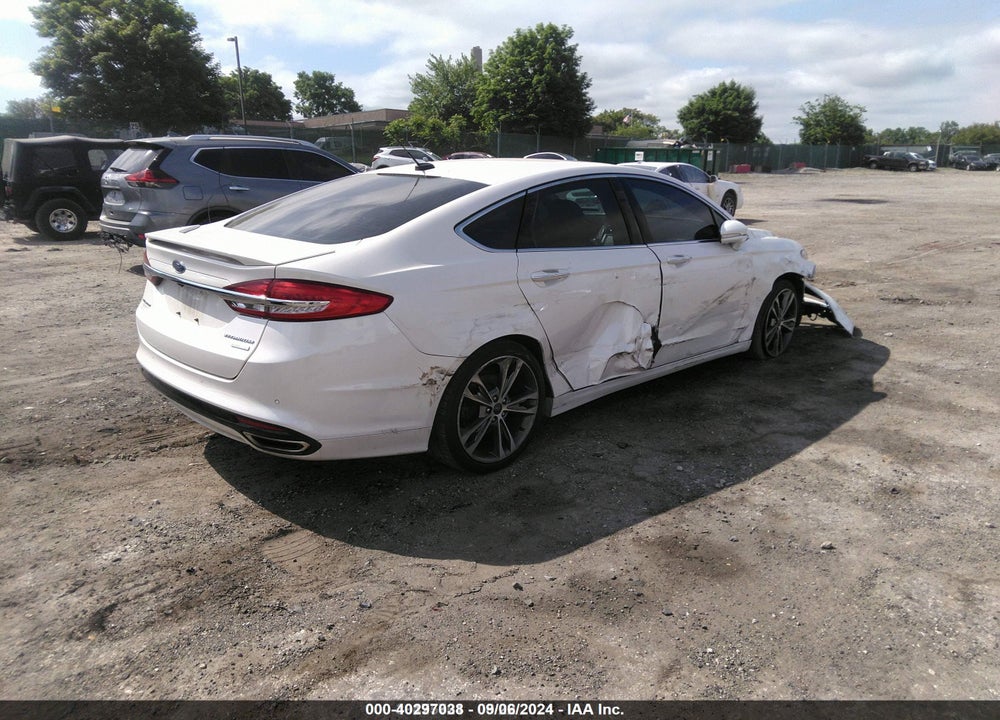 2017 FORD FUSION TITANIUM VIN: 3FA6P0K9XHR118656