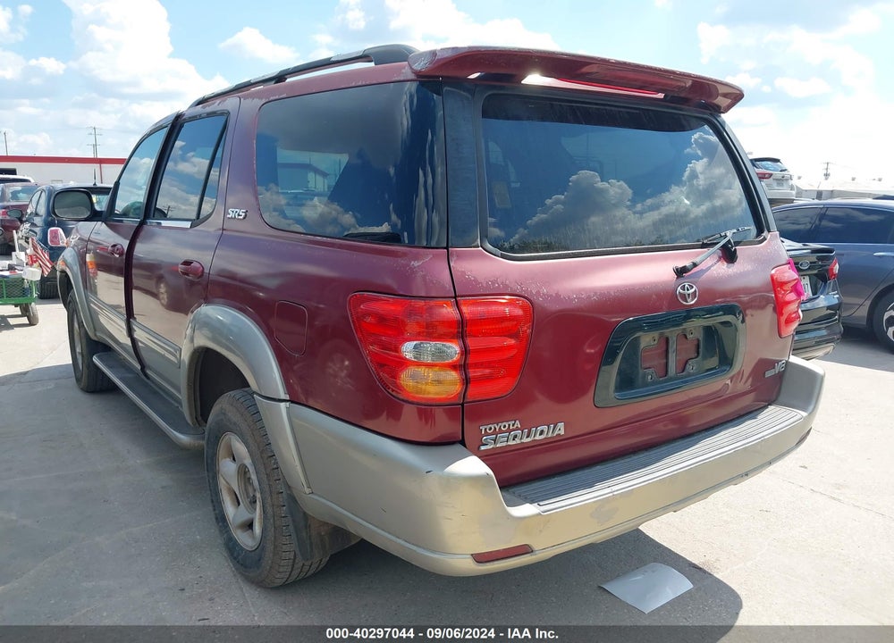 2002 TOYOTA SEQUOIA SR5 VIN: 5TDZT34A92S094978