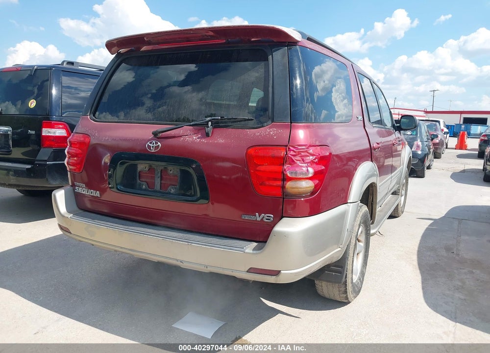 2002 TOYOTA SEQUOIA SR5 VIN: 5TDZT34A92S094978