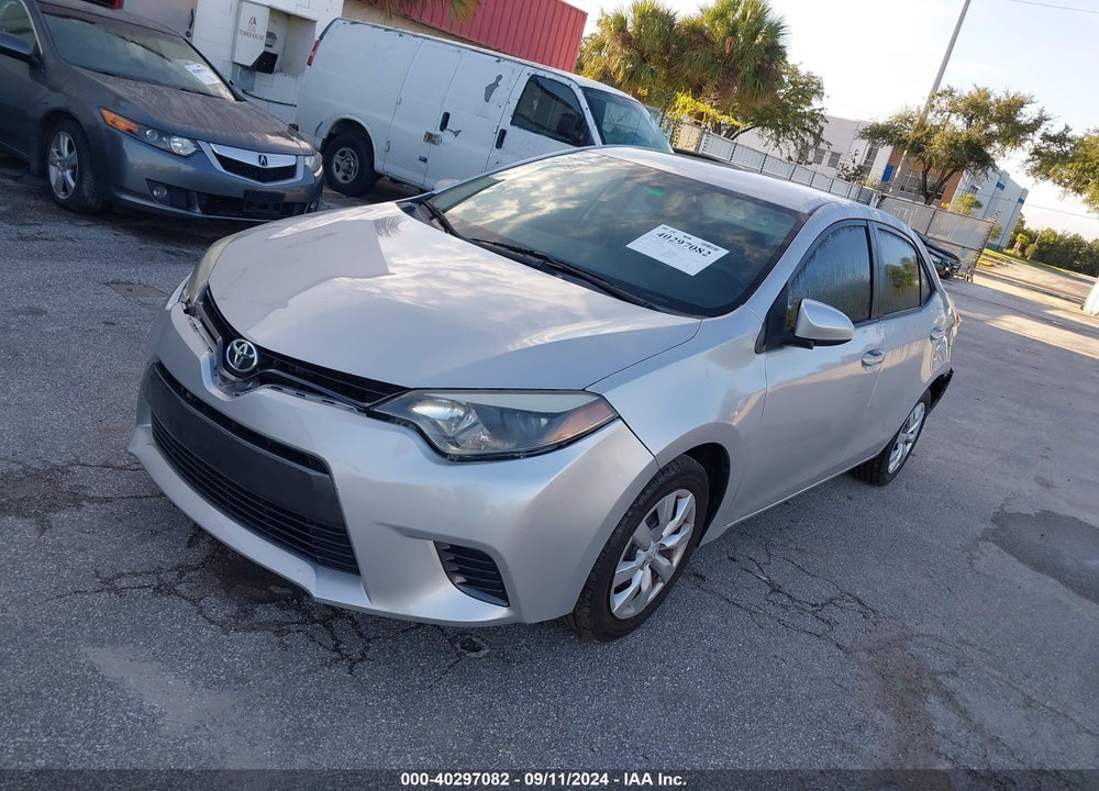 2016 TOYOTA COROLLA LE VIN: 5YFBURHE1GP525487