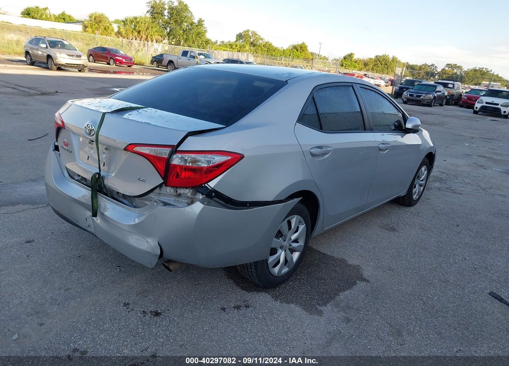 2016 TOYOTA COROLLA LE VIN: 5YFBURHE1GP525487