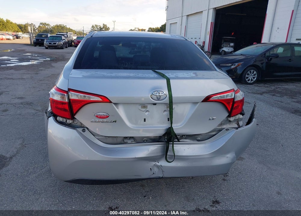 2016 TOYOTA COROLLA LE VIN: 5YFBURHE1GP525487