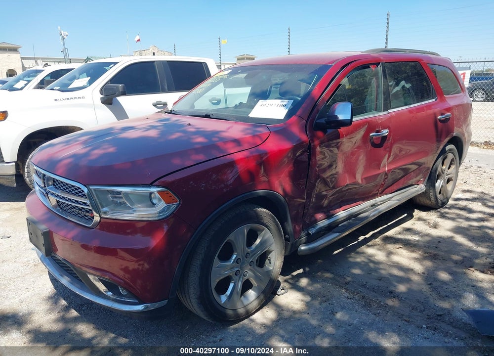 2014 DODGE DURANGO SXT VIN: 1C4RDHAG9EC975222