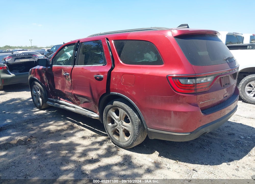 2014 DODGE DURANGO SXT VIN: 1C4RDHAG9EC975222