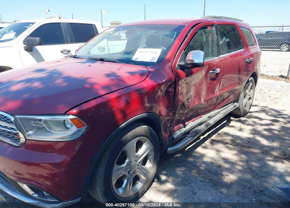 2014 DODGE DURANGO SXT VIN: 1C4RDHAG9EC975222