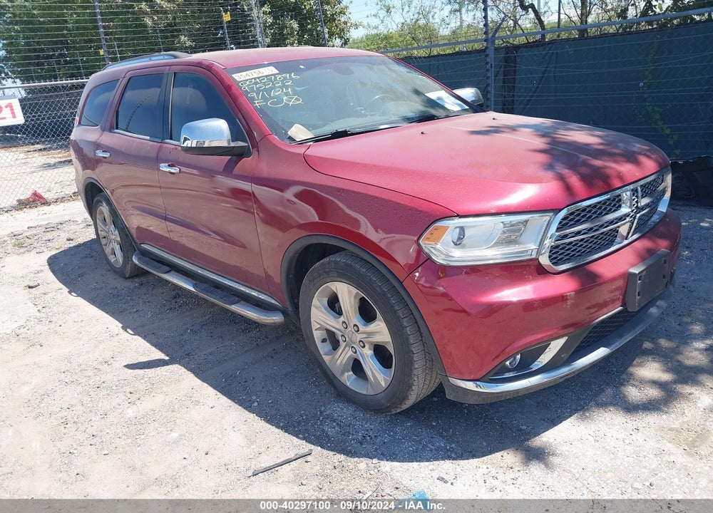 2014 DODGE DURANGO SXT VIN: 1C4RDHAG9EC975222