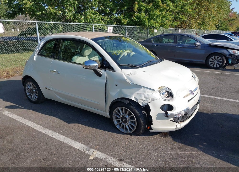2012 FIAT 500C LOUNGE VIN: 3C3CFFER3CT127617