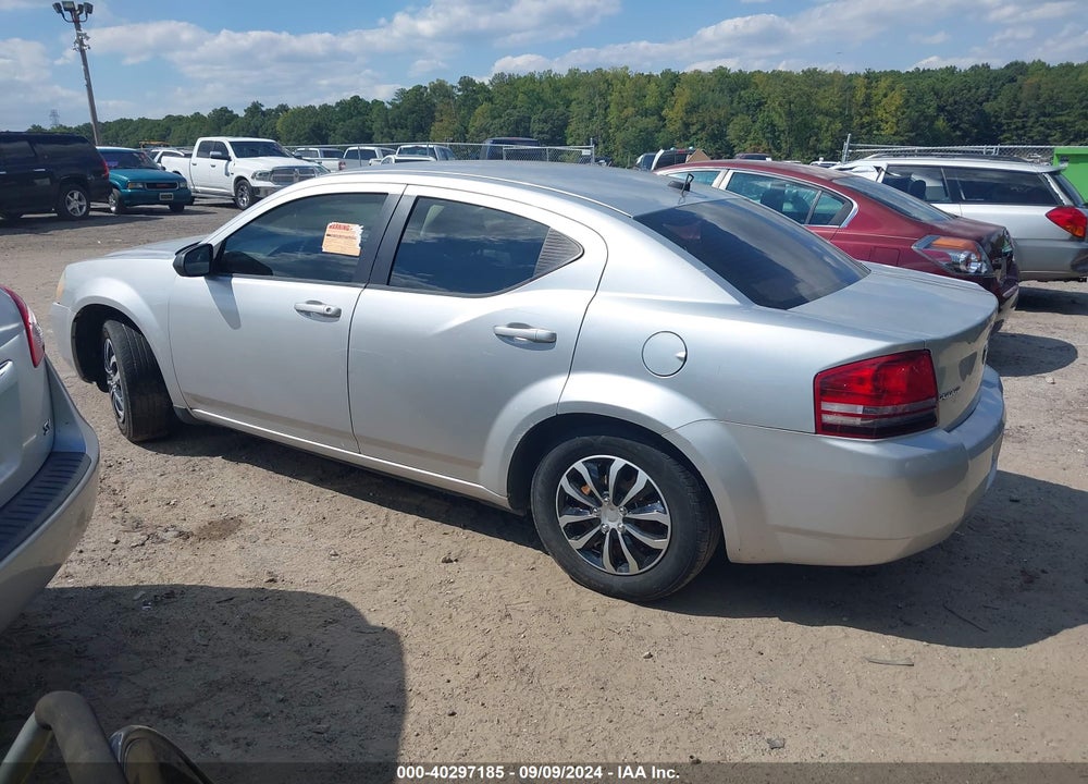 2010 DODGE AVENGER SXT VIN: 1B3CC4FB6AN184757