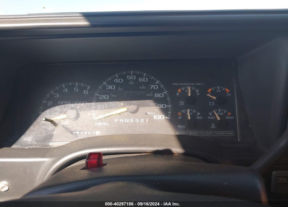 1997 GMC SIERRA 1500 SL WIDESIDE VIN: 2GTEK19RXV1544623