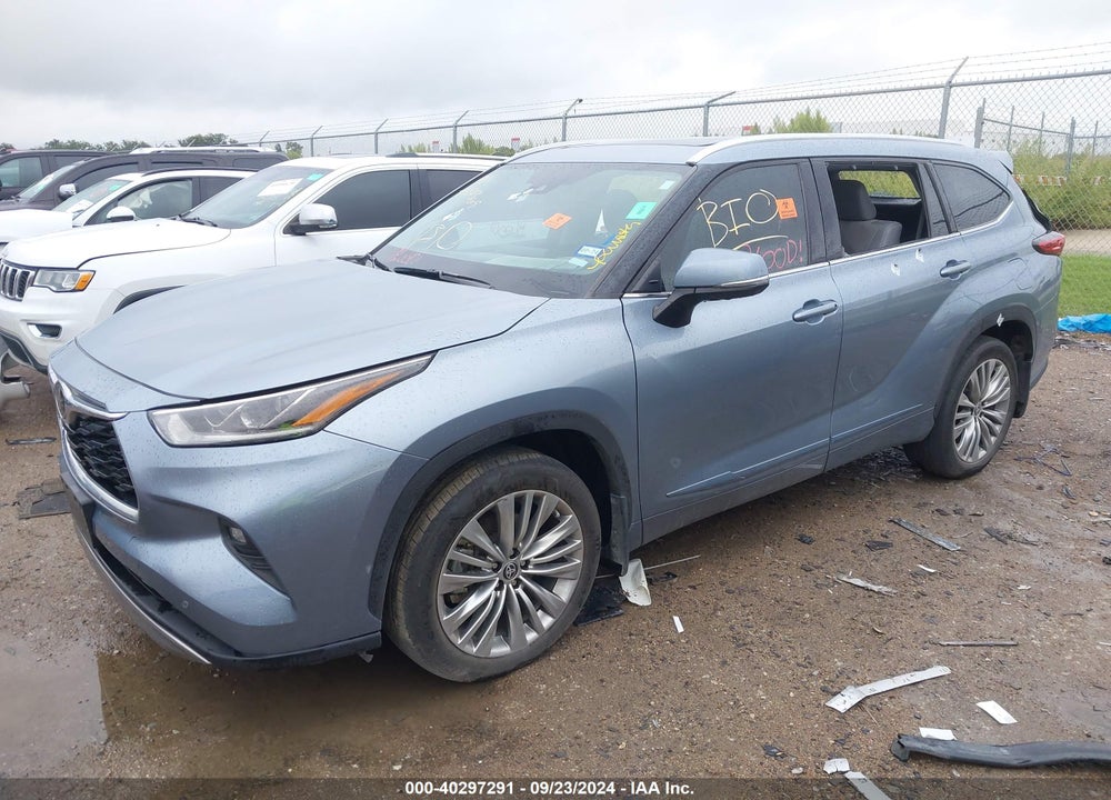 2022 TOYOTA HIGHLANDER PLATINUM VIN: 5TDFZRBH4NS239689
