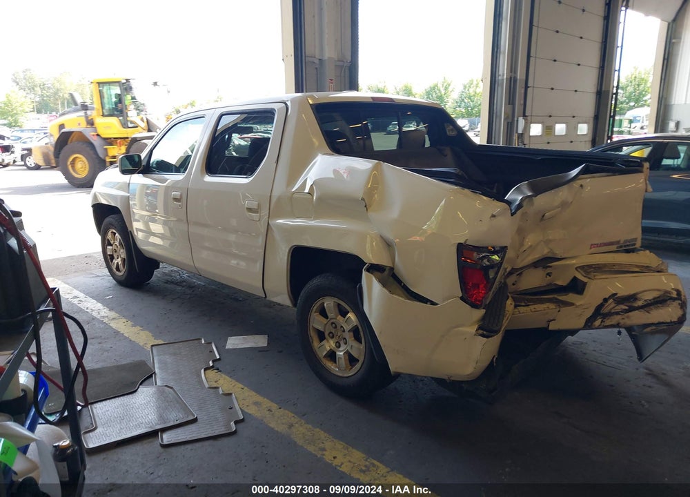 2008 HONDA RIDGELINE RTL VIN: 2HJYK16578H524786