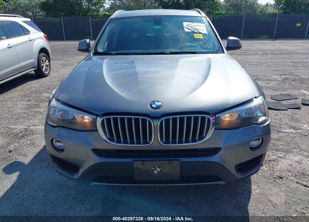 2017 BMW X3 XDRIVE28I VIN: 5UXWX9C3XH0T18637