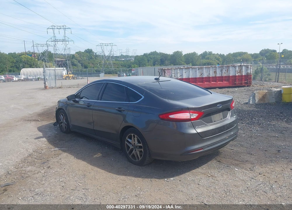 2016 FORD FUSION SE VIN: 1FA6P0HD9G5100484