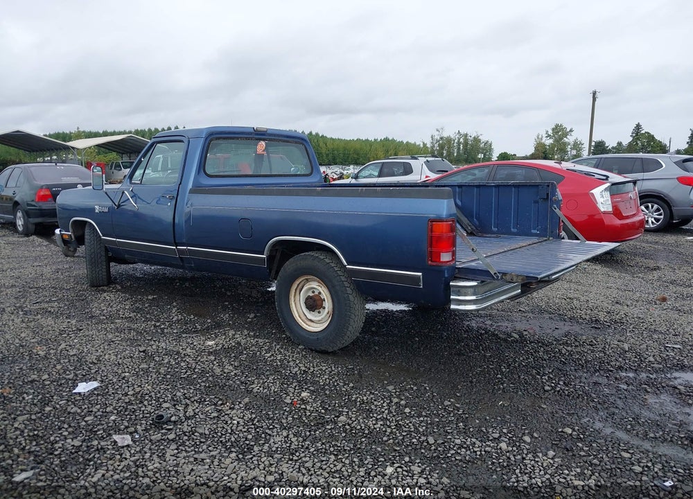1986 DODGE D-SERIES D200/D250 VIN: 1B7KD24W0GS124839