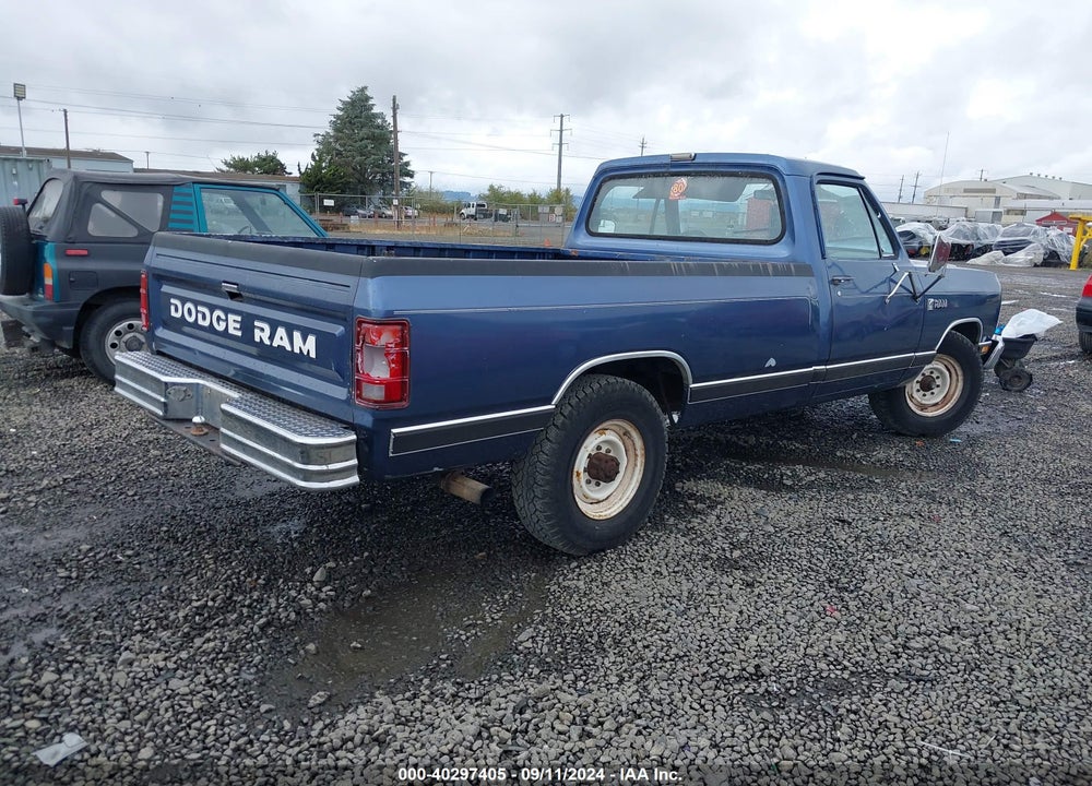 1986 DODGE D-SERIES D200/D250 VIN: 1B7KD24W0GS124839