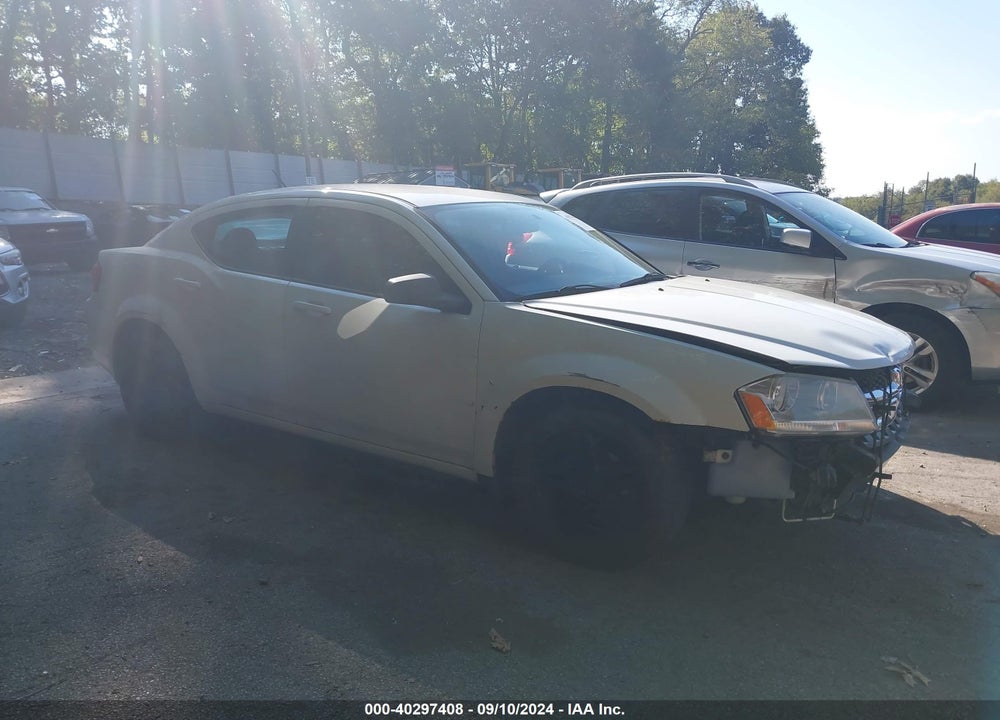 2013 DODGE AVENGER SE VIN: 1C3CDZABXDN622348