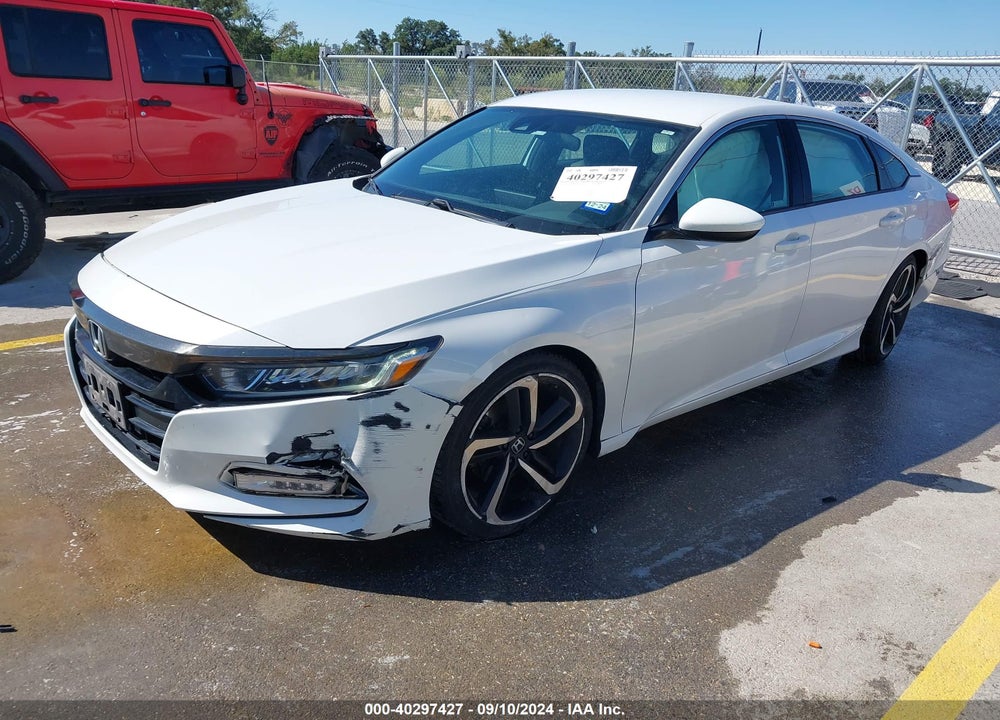 2018 HONDA ACCORD SPORT VIN: 1HGCV1F3XJA072035