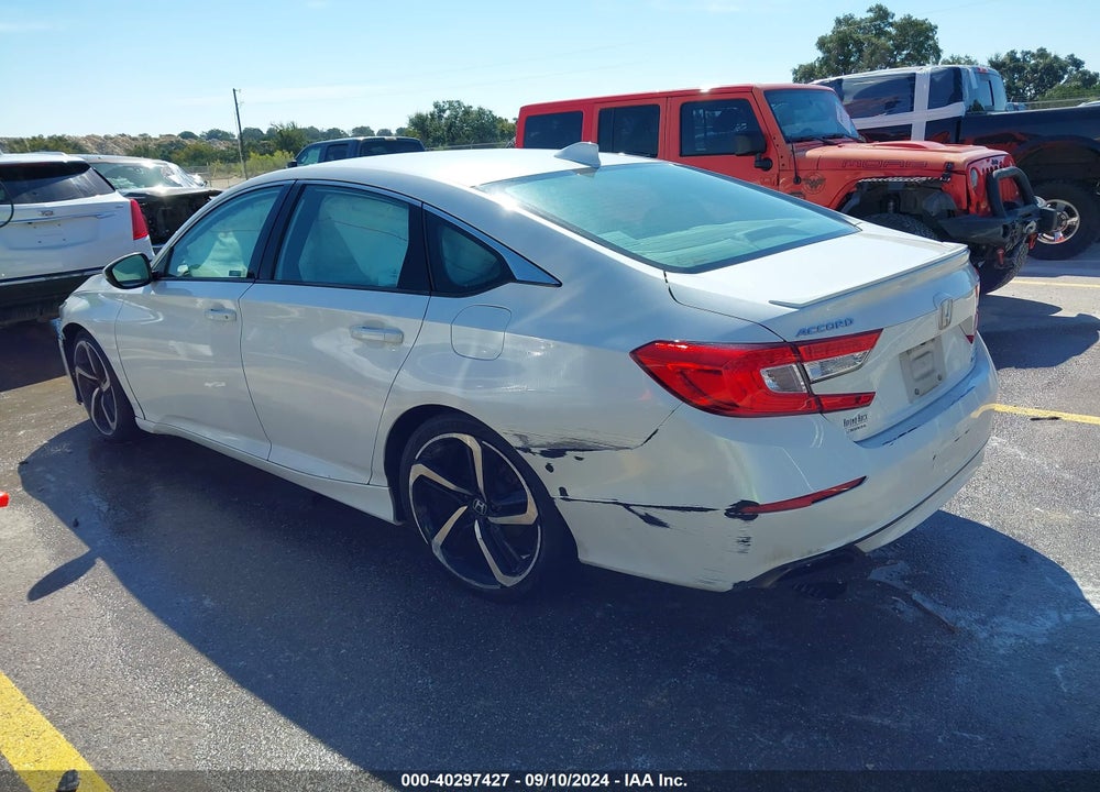 2018 HONDA ACCORD SPORT VIN: 1HGCV1F3XJA072035