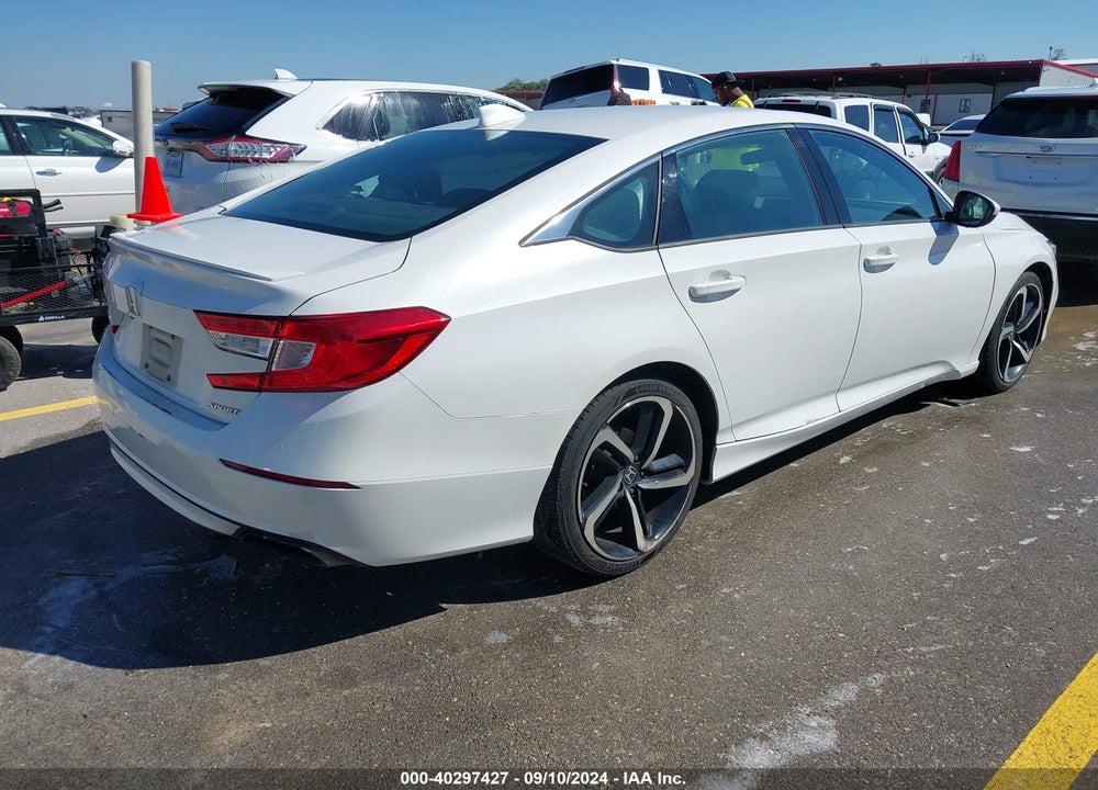 2018 HONDA ACCORD SPORT VIN: 1HGCV1F3XJA072035