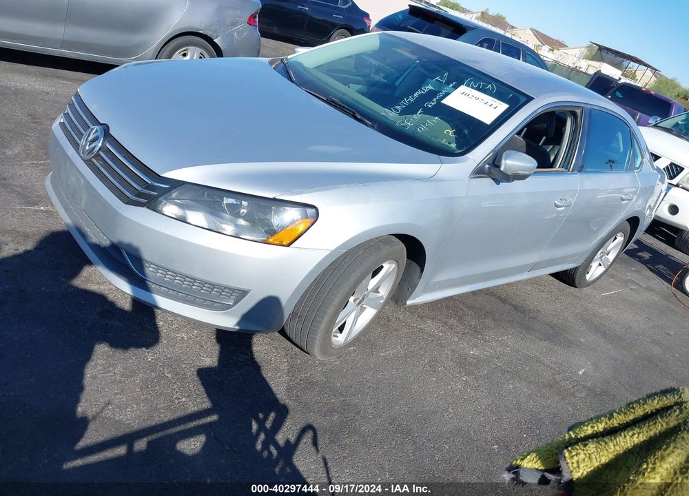 2013 VOLKSWAGEN PASSAT 2.5L SE VIN: 1VWBP7A37DC016980