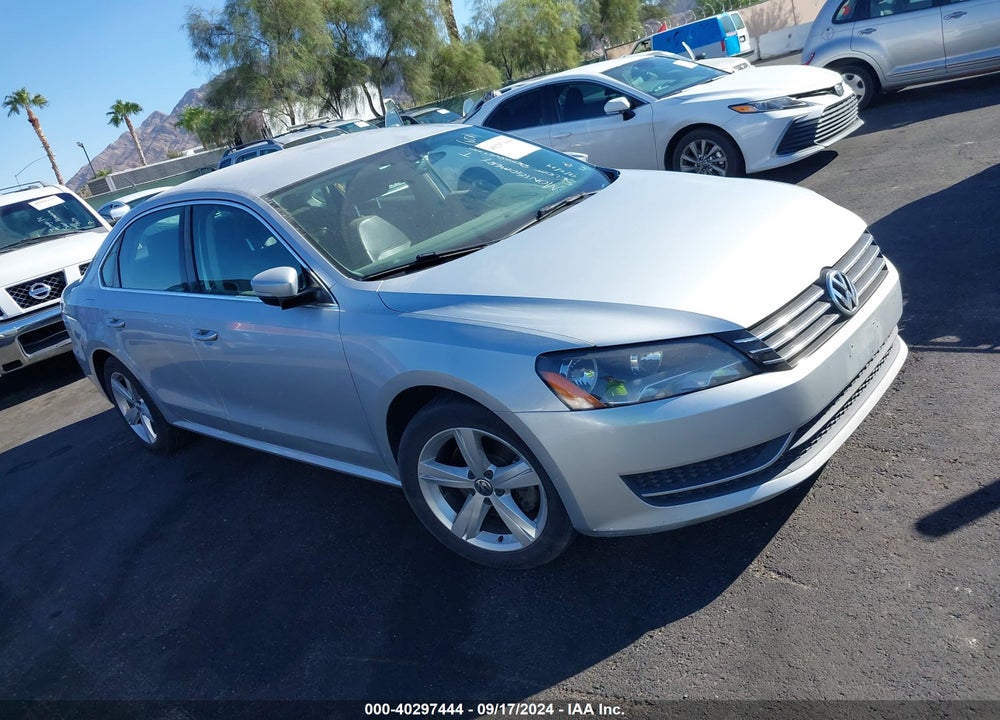 2013 VOLKSWAGEN PASSAT 2.5L SE VIN: 1VWBP7A37DC016980