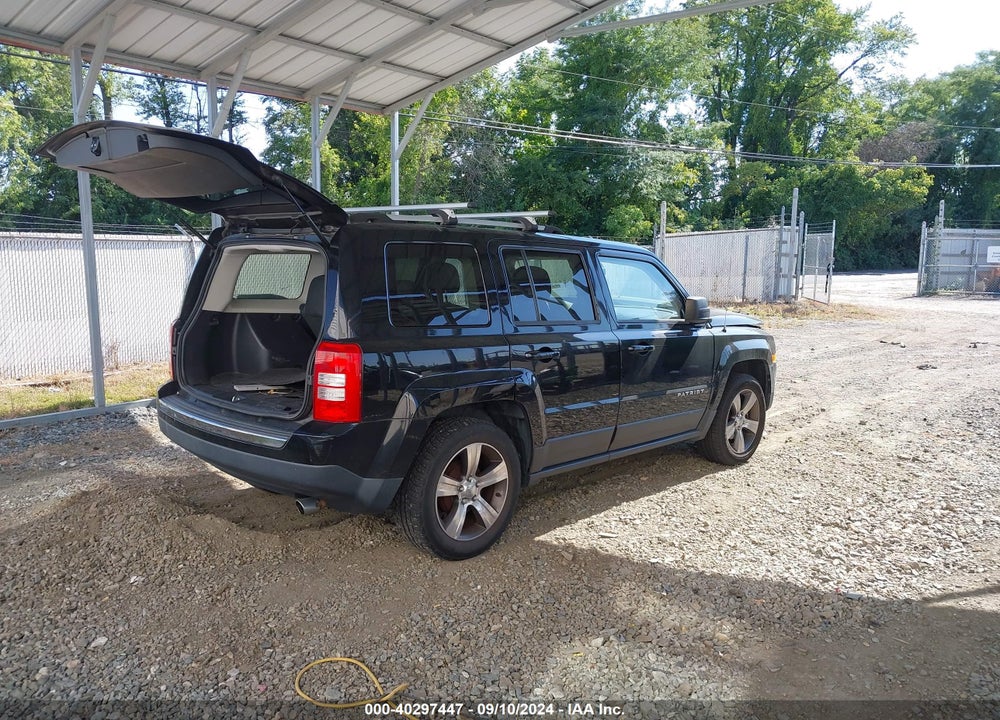 2016 JEEP PATRIOT HIGH ALTITUDE EDITION VIN: 1C4NJPFA0GD536400