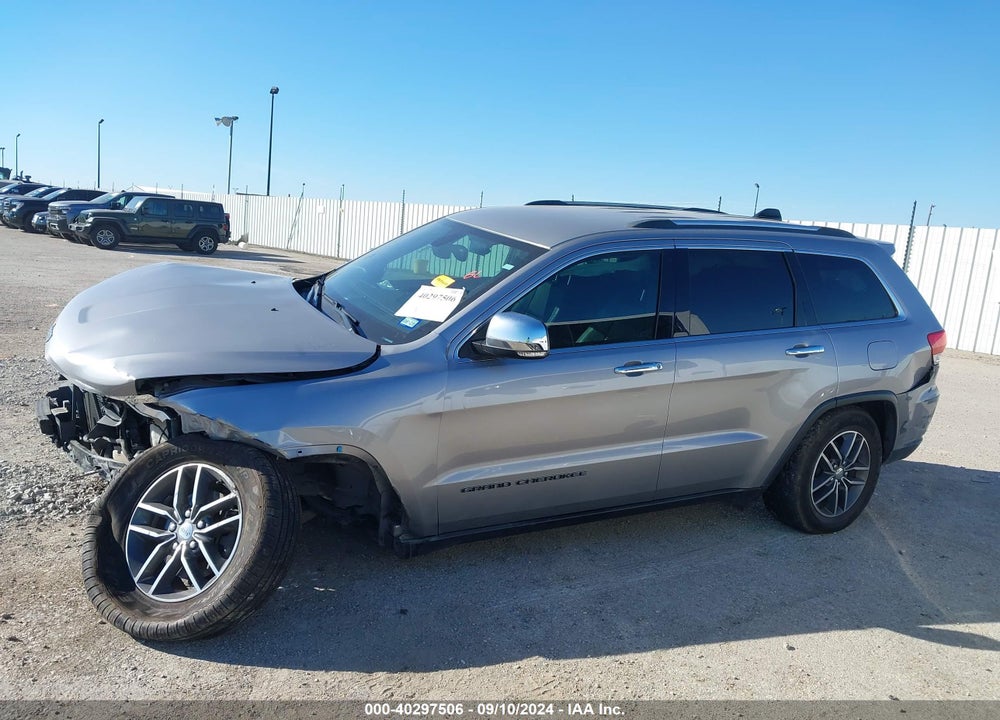2017 JEEP GRAND CHEROKEE LIMITED 4X2 VIN: 1C4RJEBG5HC621529