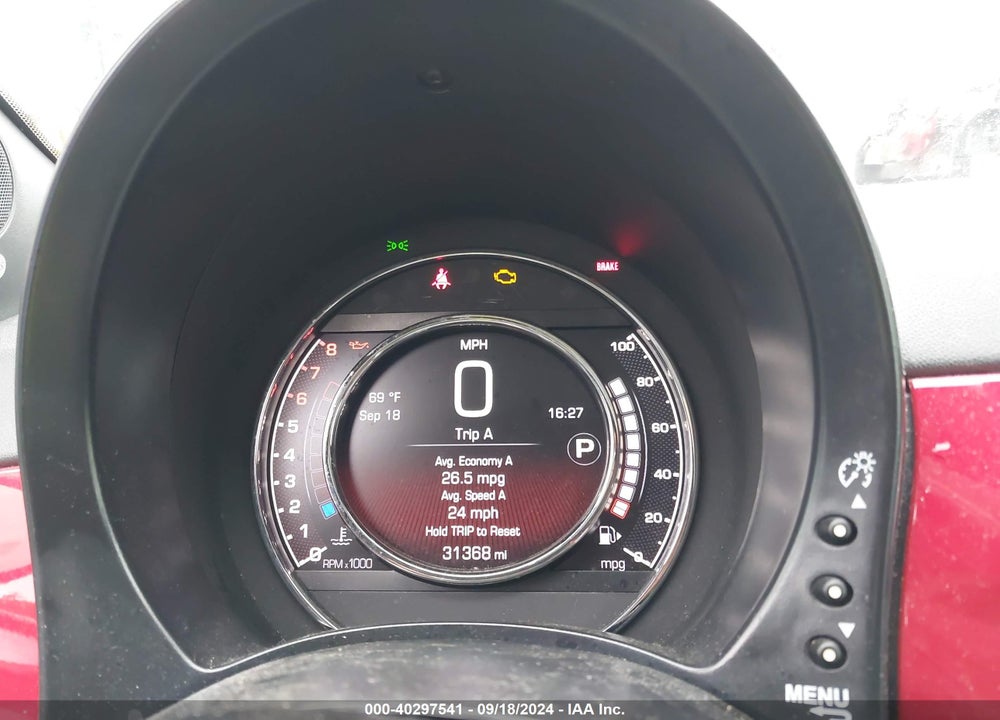 2016 FIAT 500 SPORT VIN: 3C3CFFBR9GT184415