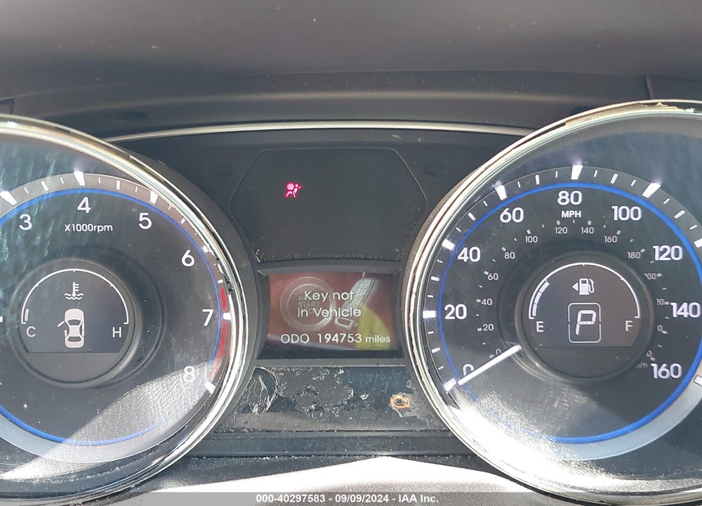 2013 HYUNDAI SONATA LIMITED VIN: 5NPEC4ACXDH691477