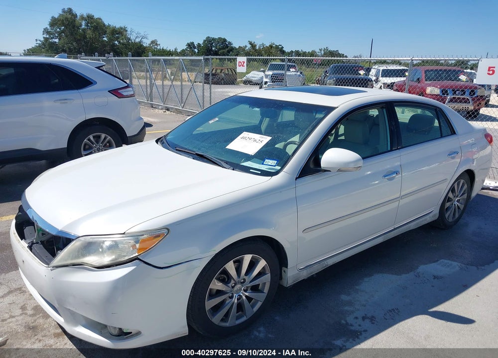 2011 TOYOTA AVALON LIMITED VIN: 4T1BK3DB5BU405519