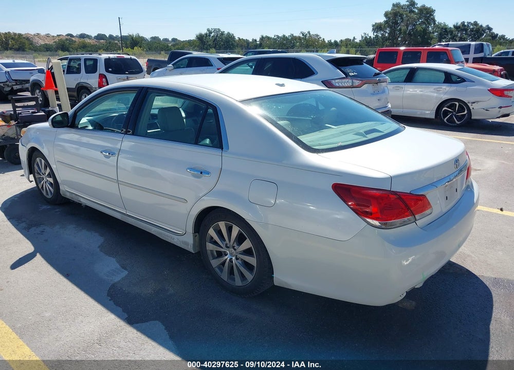 2011 TOYOTA AVALON LIMITED VIN: 4T1BK3DB5BU405519