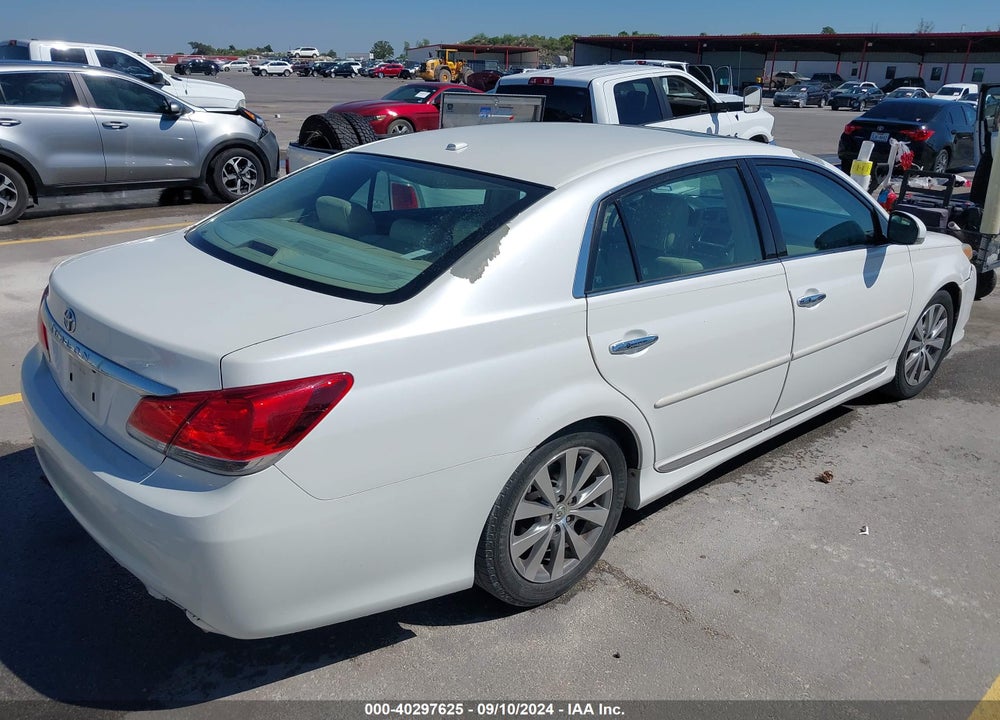 2011 TOYOTA AVALON LIMITED VIN: 4T1BK3DB5BU405519