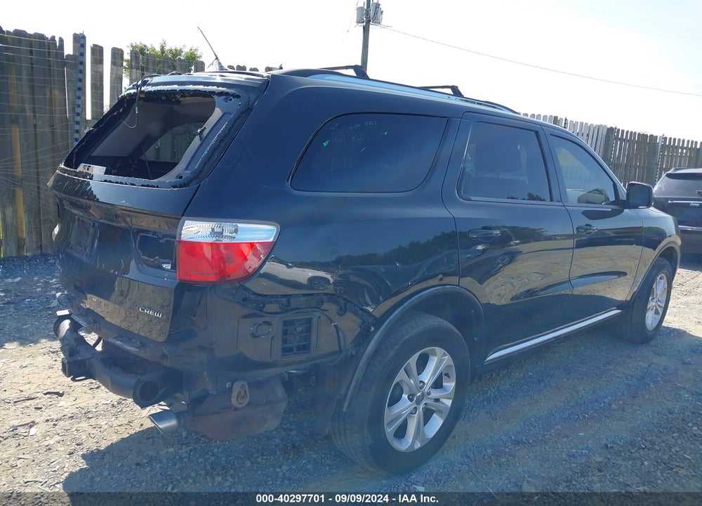2012 DODGE DURANGO CREW VIN: 1C4RDJDG6CC158287