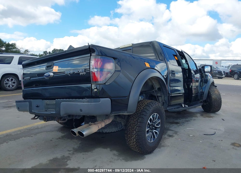 2014 FORD F-150 SVT RAPTOR VIN: 1FTFW1R68EFB09235