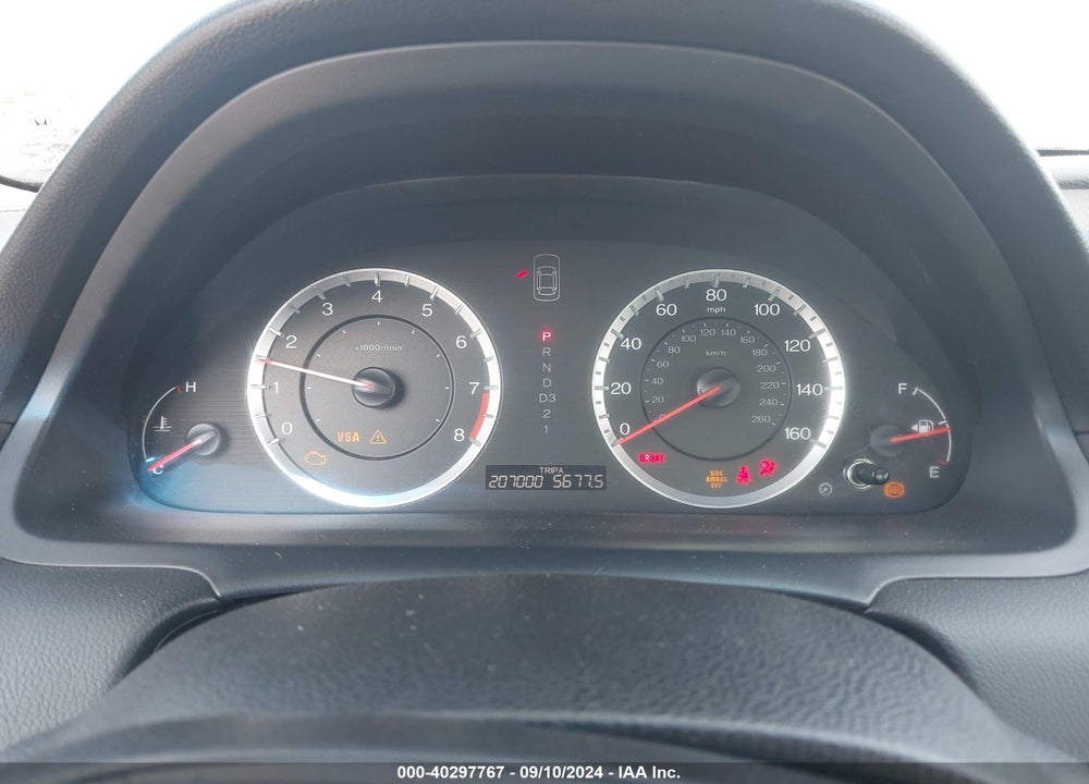 2010 HONDA ACCORD 2.4 EX VIN: 1HGCP2F7XAA030435