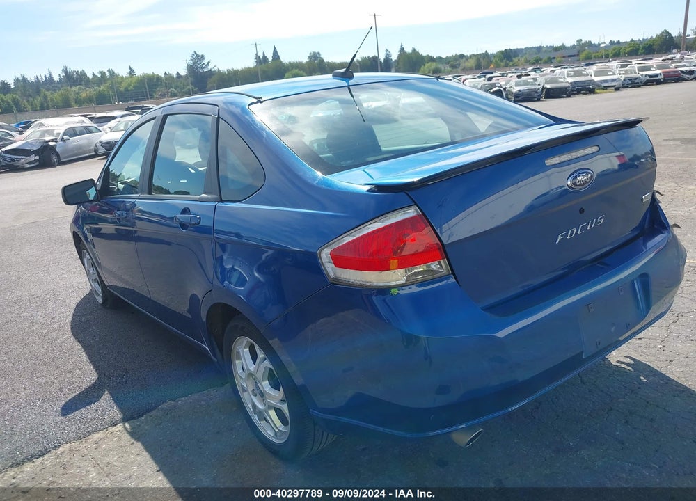 2008 FORD FOCUS SE/SES VIN: 1FAHP35N88W201163