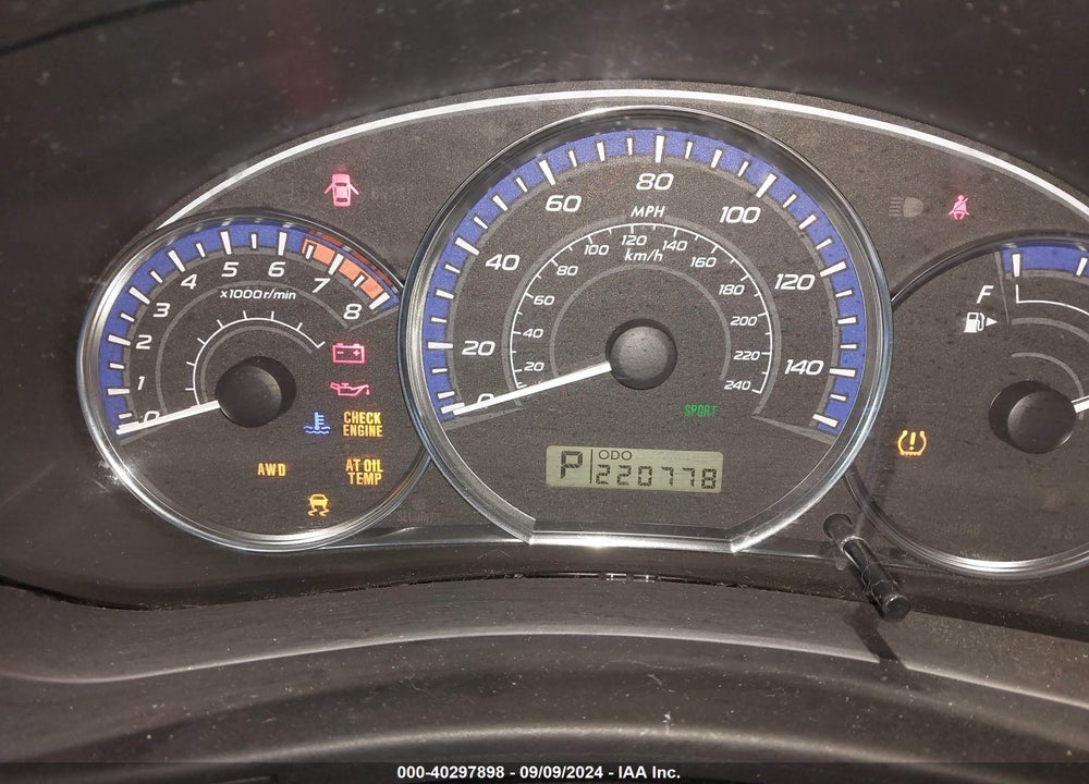 2011 SUBARU FORESTER 2.5X VIN: JF2SHABC7BH716009