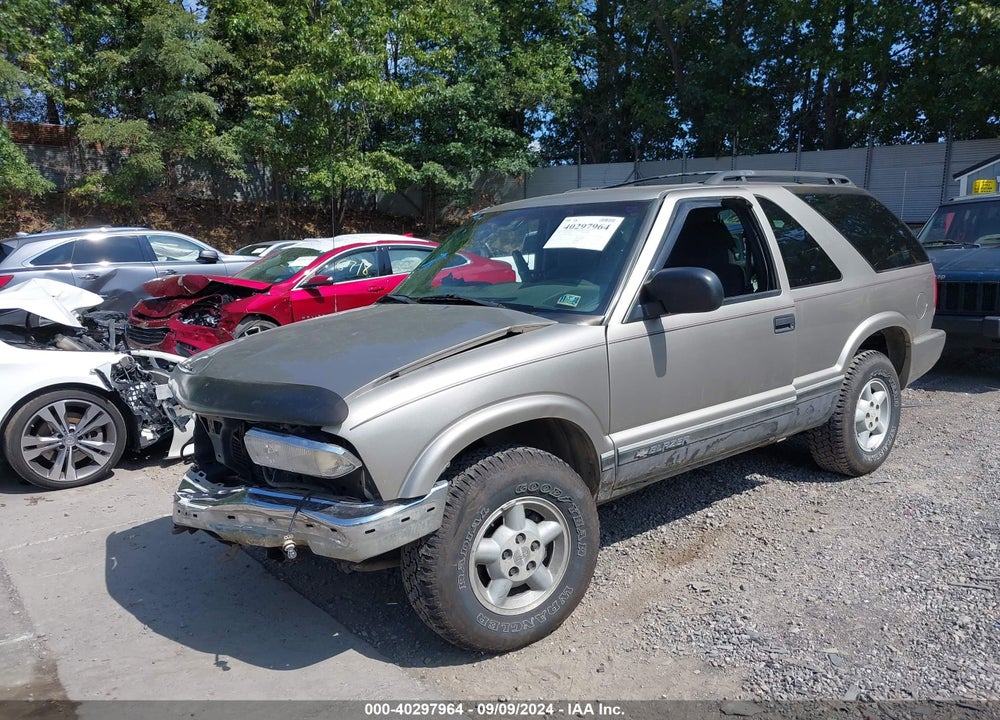 1999 CHEVROLET BLAZER VIN: 1GNCT18W6XK200602