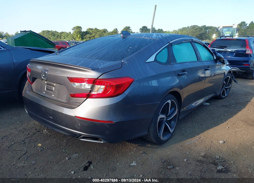 2018 HONDA ACCORD SPORT VIN: 1HGCV1F36JA249616