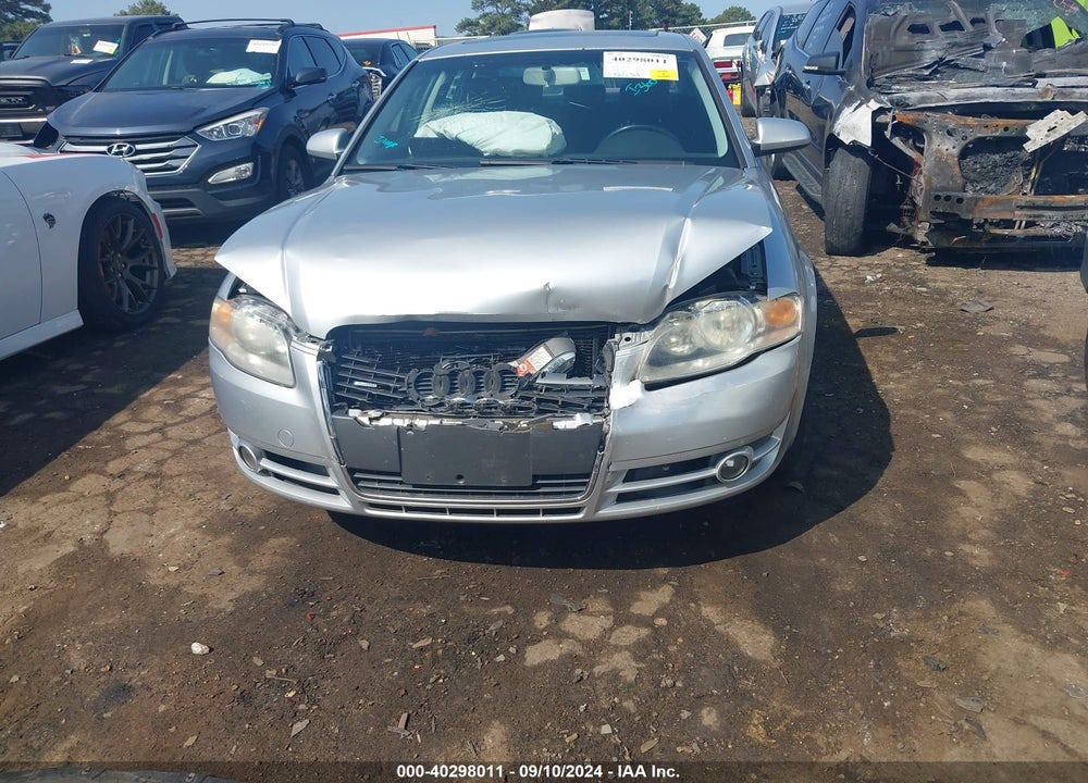 2007 AUDI A4 2.0T VIN: WAUDF78E87A046783