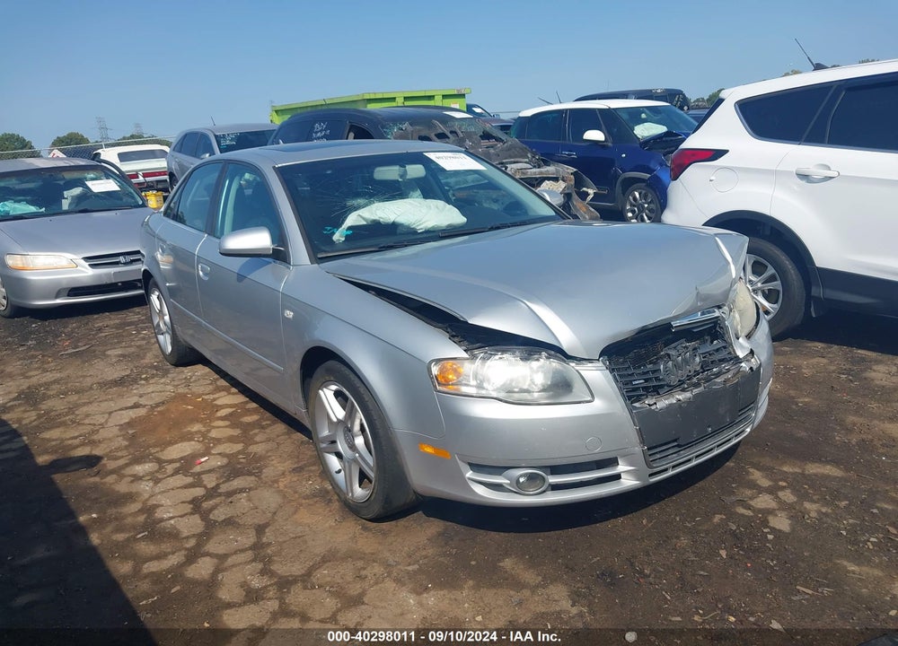 2007 AUDI A4 2.0T VIN: WAUDF78E87A046783