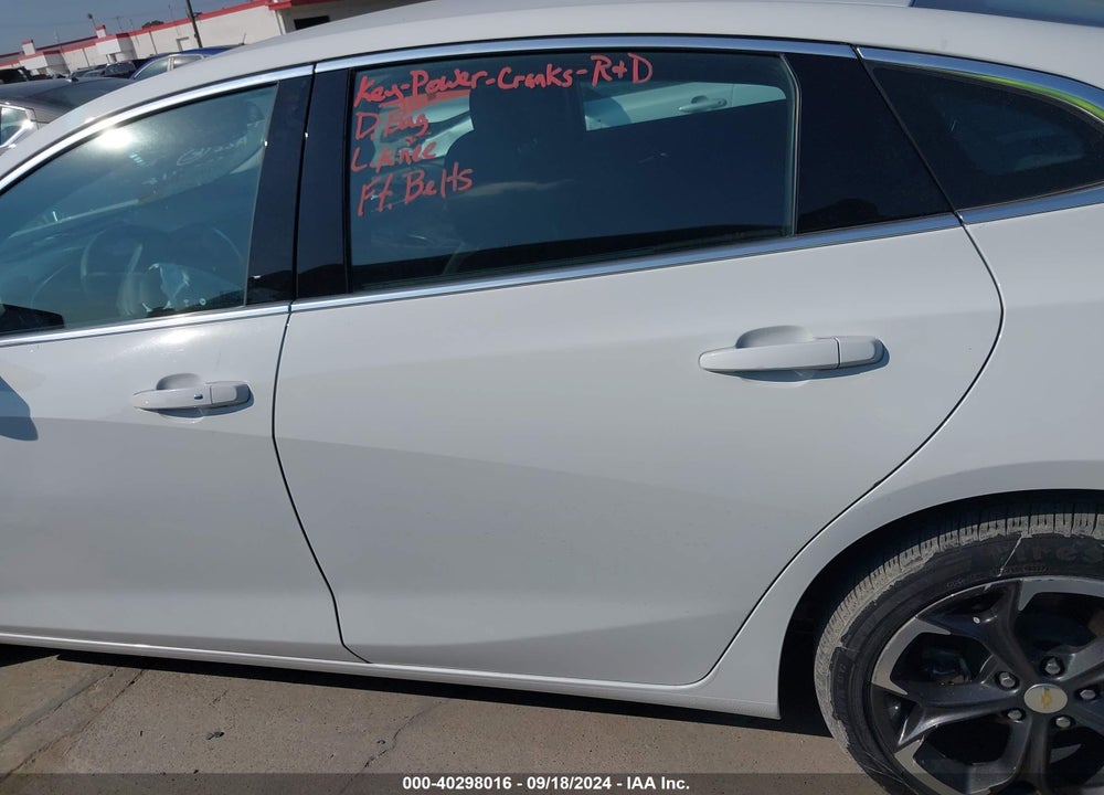 2022 CHEVROLET MALIBU FWD LT VIN: 1G1ZD5ST4NF160590