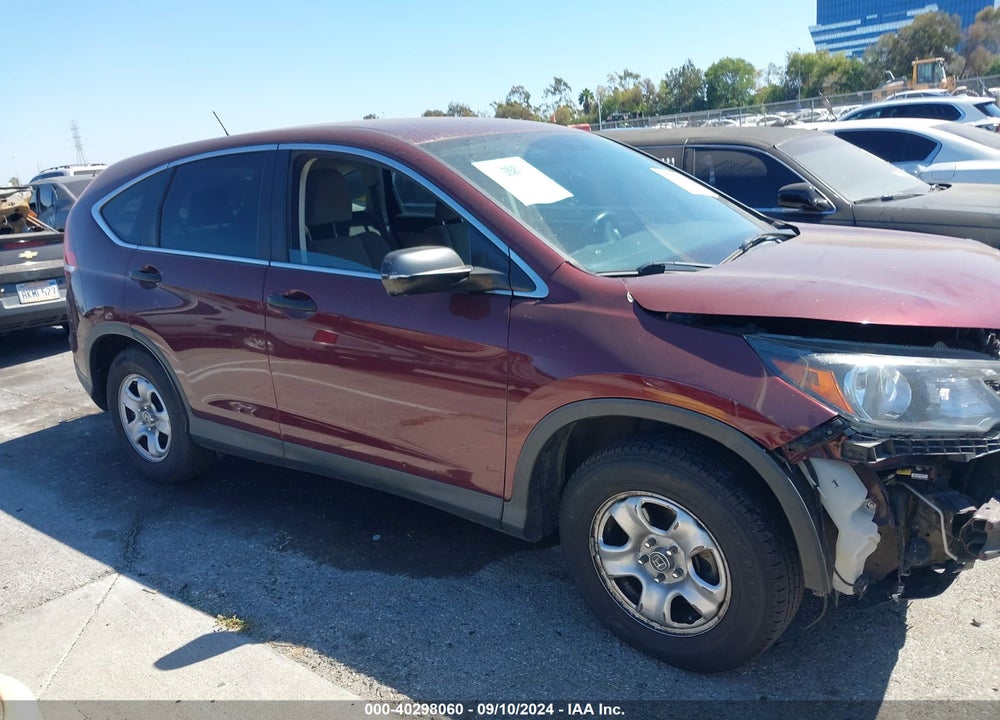 2014 HONDA CR-V LX VIN: 5J6RM3H34EL032378