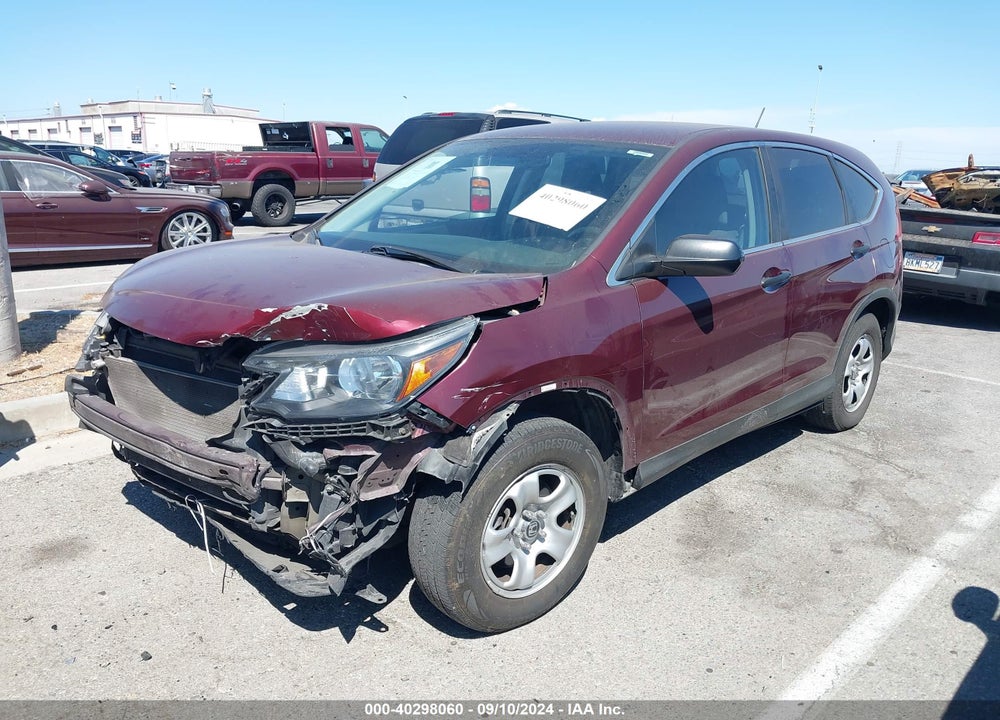 2014 HONDA CR-V LX VIN: 5J6RM3H34EL032378