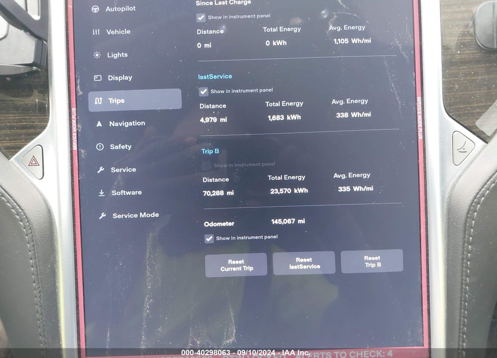 2014 TESLA MODEL S P85 VIN: 5YJSA1H18EFP62509