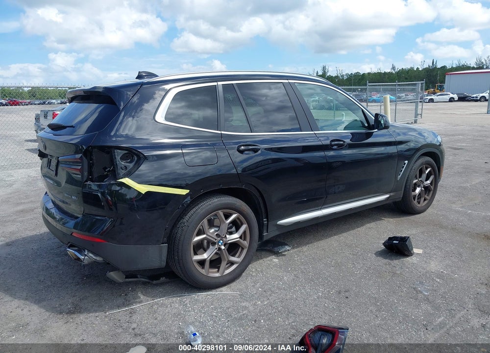 2022 BMW X3 SDRIVE30I VIN: 5UX43DP03N9M55836