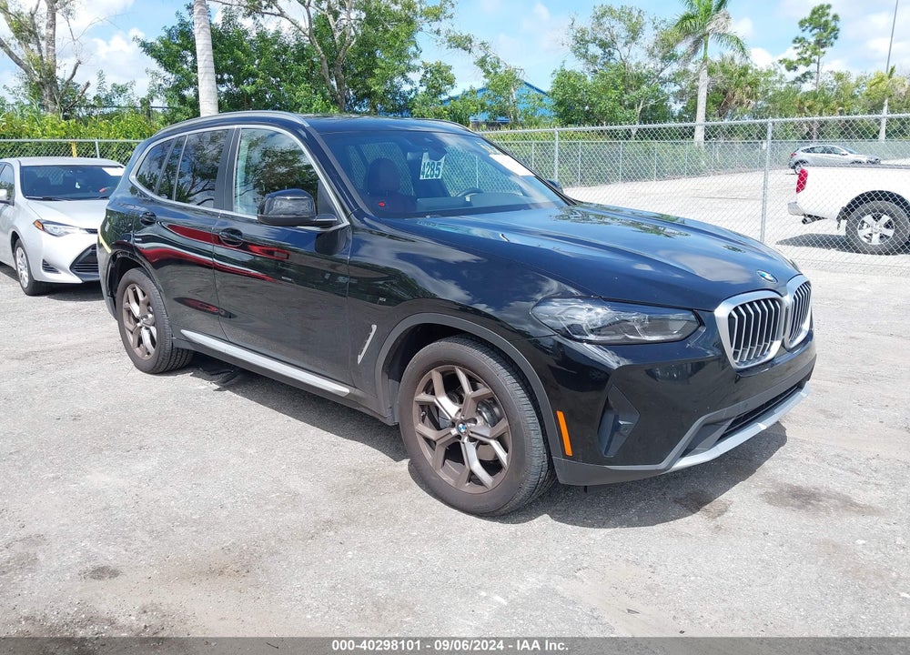 2022 BMW X3 SDRIVE30I VIN: 5UX43DP03N9M55836