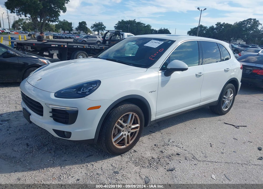 2016 PORSCHE CAYENNE E-HYBRID S VIN: WP1AE2A20GLA59736