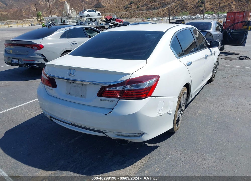 2016 HONDA ACCORD SPORT VIN: 1HGCR2F67GA156147
