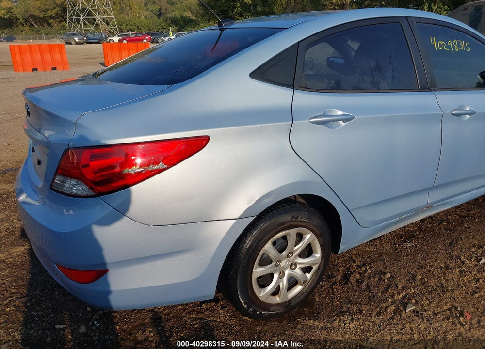 2012 HYUNDAI ACCENT GLS VIN: KMHCT4AE0CU242902